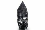Free-Standing Polished Obsidian Point - Mexico #355035-1